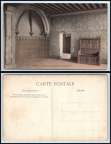 France postcard blois - france,