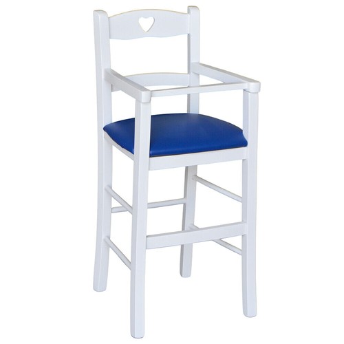 Chaise haute bois - chaise, blanc