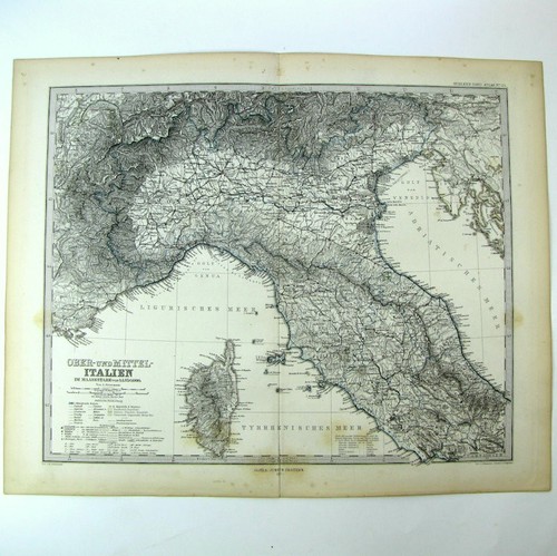 Carte géographique italie - carte,