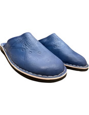 Babouches en Cuir Bout Rond -