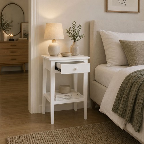 Table chevet tiroir - chevet,