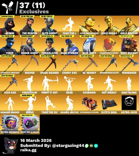 Compte ftn rare skin - rare, (skin