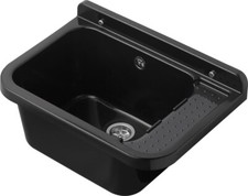 Évier 50x34x21cm Noir Lavabo
