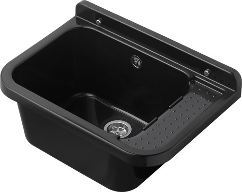 évier 50x34x21cm noir lavabo - 50x34x21cm,