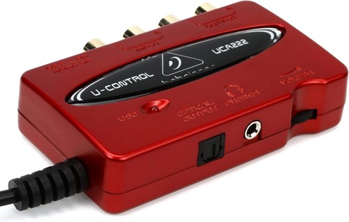 Interface audio usb - usb, rouge