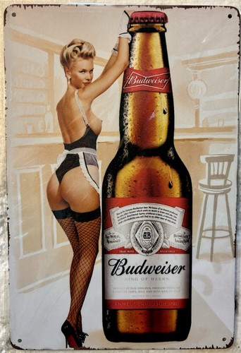 Tin sign 8x12 bud king - 8x12,