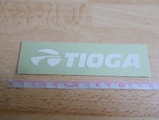 Autocollant Cyclisme, BMX - TIOGA - 13 cm - blanc