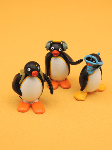 Pingu kinder figurines - pingu,
