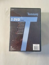 5 boitiers DVD noirs (neufs)