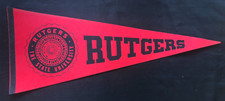 Rutgers State University Scarlet Knights VINTAGE College Full Size Pennant