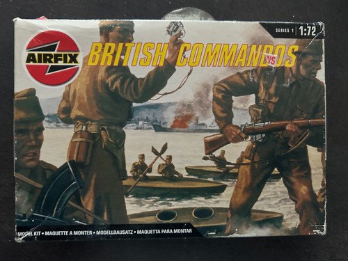 Figurines ww2 commando - 1/72,