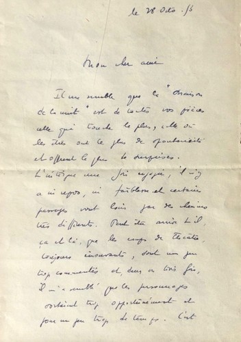 Jean loisy lettre autographe - -,