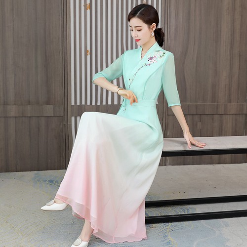 Robe cheongsam chinoise - cheongsam,
