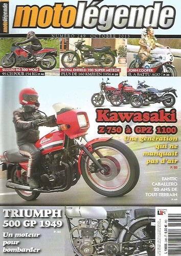 Moto legende 249 suzuki rg - moto, n°249