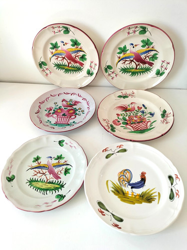 Ensemble assiettes oiseaux - ensemble,