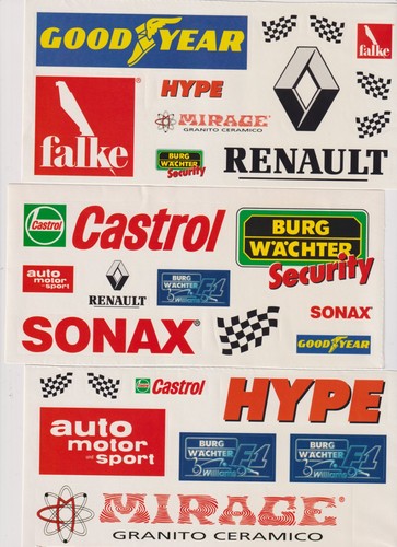 Stickers voitures course - voitures, de