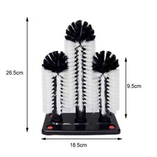 Lave-gobelet en verre 3 têtes