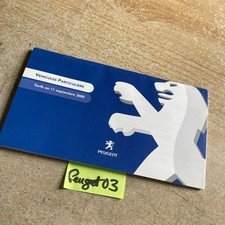 Peugeot automobile liste prix