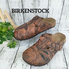 Birkenstock Men 8.5US Vhtf Model Boston Pvc Floral Pattern Painting Sabot Popula