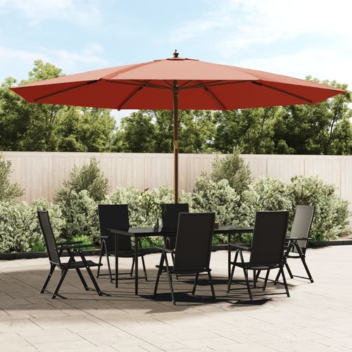 Parasol jardin avec mât - mât, en
