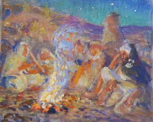 Etienne dinet gouache - -,