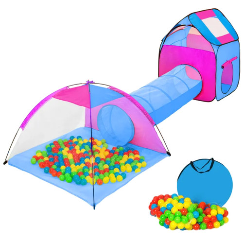 Tente enfant 1 tunnel - tente, 3-en-1