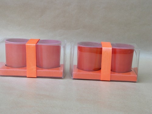 Lot photophores en verre - de, 4