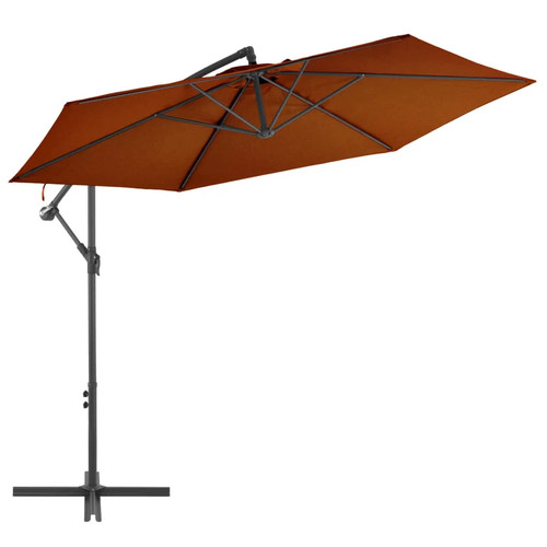 Parasol déporté avec mât - , en