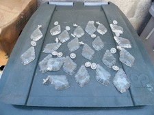 Lot pampilles cristal verre