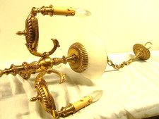 🇫🇷 ANCIEN LUSTRE BRONZE