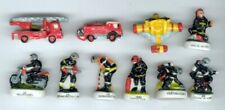 2010 ALCARA SAPEURS POMPIERS VEHICULE + PERSONNAGES FEVE PORCELAINE 3D AU CHOIX