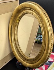Miroir ovale style florentin