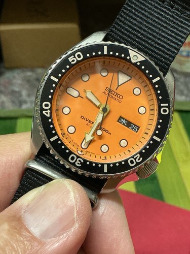 Seiko skx011 orange 7s26 0020 - skx011,