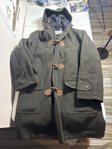 Vintage bean wool duffle - ll,
