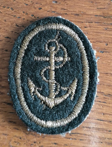 Insigne tissu marine ancre - insigne,
