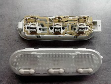 2 x Plafonnier 3 boutons triple eclairage lampe plafond Renault Twingo 2 