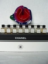 CHANEL "Les Exclusifs" Lot de 8 Miniatures N°22 /Bois des Iles /Bel Respiro ....