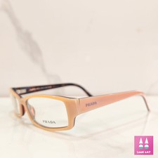 Prada Vintage VPR 19L Eyeframe Eyeglasses Bayonetta Style Eyewear Bezel Glasses