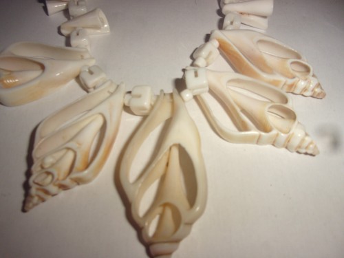 Collier coquillage longueur - collier,