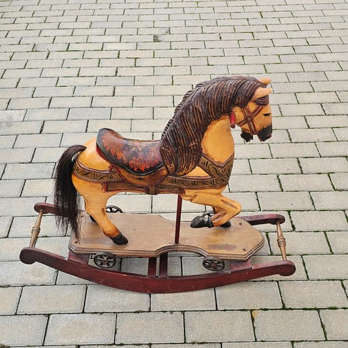 Ancien cheval bois - cheval,