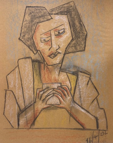 Cubisme portrait féminin