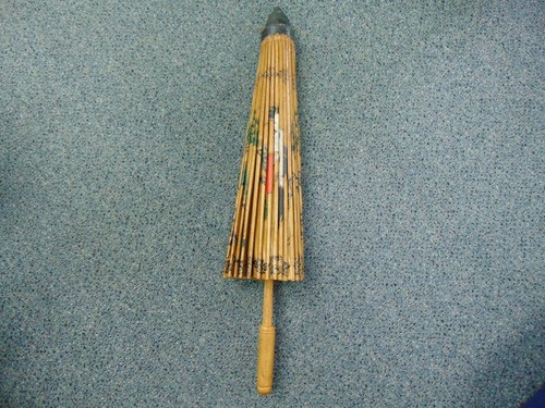 Antique oil bamboo - antique, paper