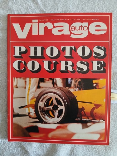 Virage auto 8 1970 - virage, n°7-8/1970