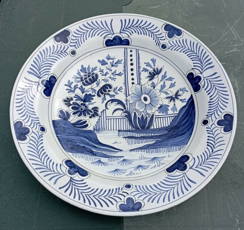 Beau grand plat ancien - plat, en