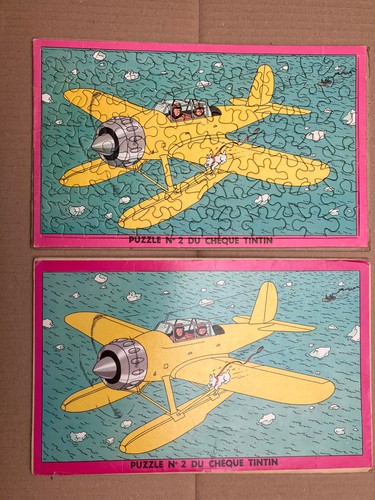 Tintin vieux puzzle plat - -,