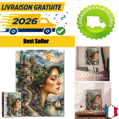 Puzzle 1000 pièces - 1000,