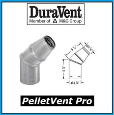 DURAVENT PELLETVENT PRO Pipe 3" Diameter Horizontal Cap #3PVP-HC PELLET VENT HC2