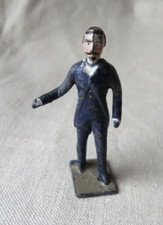 ANCIENNE FIGURINE EN PLOMB PEINT - HOMME 1900 BELLE ÉPOQUE N°1 - DÉBUT XXème