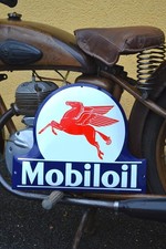 Plaque émaillée MOBILOIL