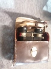 VINTAGE PAIRE DE JUMELLES BINOCULARS AVEC ETUI EARLY 1900s PRE-WW1 Dans Leur Jus